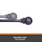 Kenney Mfg Kenney Fast Fit Oil Rubbed Bronze Birkin Curtain Rod 42 in. L X 120 in. L KN80802 - alternate 5